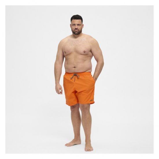 North Latitude Swimshorts Orange - Alusvaatteet & uimavaatteet - Miesten Isot alusvaatteet 