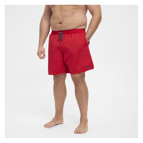 North Latitude Swimshorts Red - Alusvaatteet & Uimavaatteet - Miesten Isot alusvaatteet 