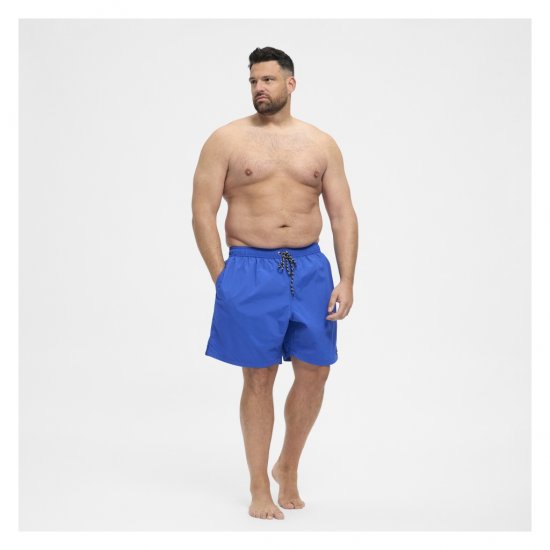North Latitude Swimshorts Cobolt Blue - Alusvaatteet & uimavaatteet - Miesten Isot alusvaatteet 