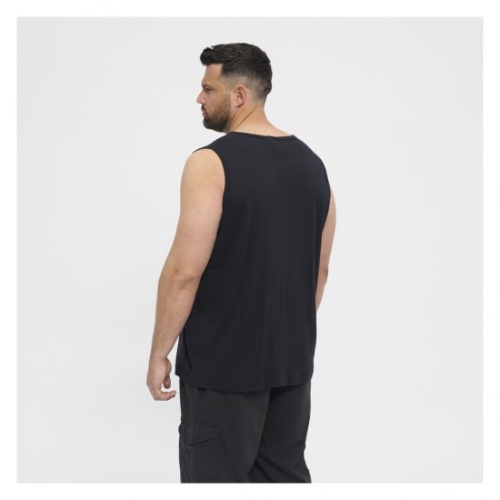 North Latitude Tanktop Black - Isojen miesten hihattomat t-paidat - Isojen miesten hihattomat t-paidat