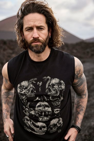 JP1880 Tanktop Skulls Black - T-paidat - Isot T-paidat 2XL – 14XL