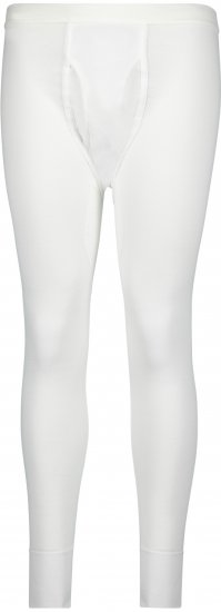 Adamo Royal Thermal Long Johns Fine Ribbed White - Alusvaatteet & uimavaatteet - Miesten Isot alusvaatteet 