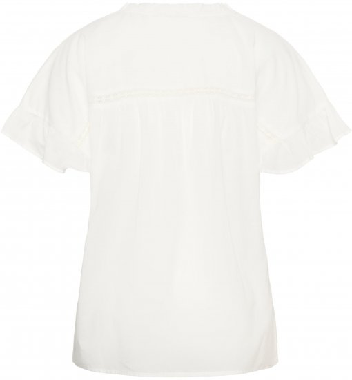 Kaffe Curve Valeria Top Chalk - Topit - 