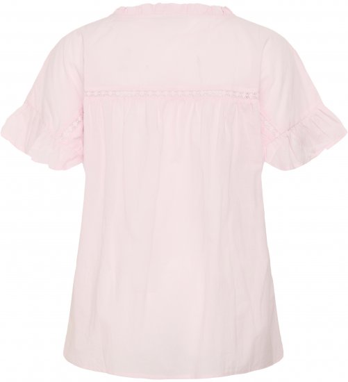 Kaffe Curve Valeria Top Ballerina Pink - Naisten paidat ja topit isot koot - 