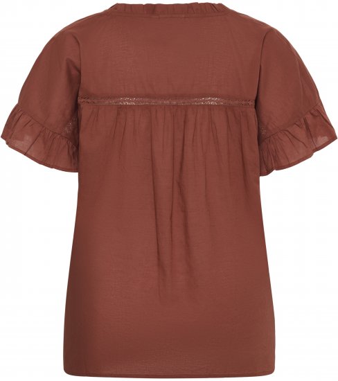 Kaffe Curve Valeria Top Henna Brown - Paidat & topit - 