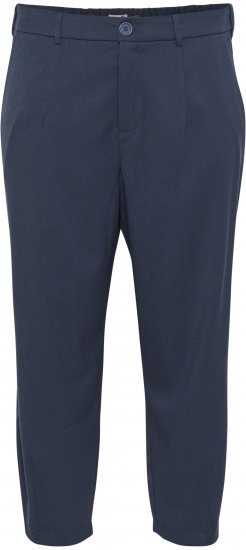 Kaffe Curve Merla Housut Tummansininen - Farkut & Housut Isoissa Koissa – Plus Size - 