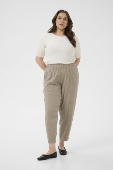 Kaffe Curve Nana Barrel Pants Brindle - Kangashousut - 