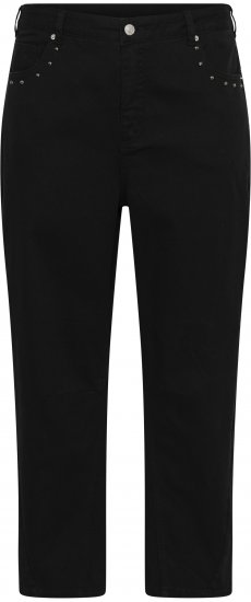 Kaffe Curve Brenn Barrel Twill Jeans Washed Black - Farkut - 