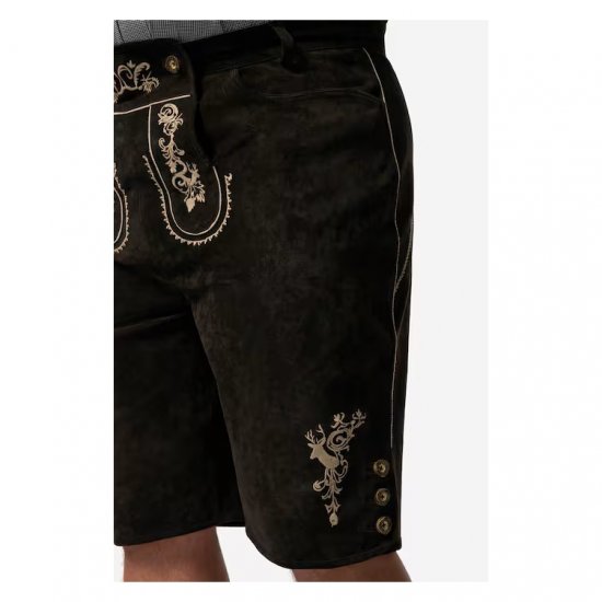 Men Plus Leather Trousers Dark Brown - Juhlapukeutuminen - Juhlapukeutuminen – Juhli tyylikkäästi ja mukavasti