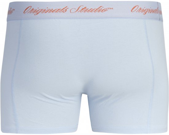 Jack & Jones Norrebro Solid Trunks 3-Pack Blue - Bokserit - Miesten Bokserit Isot Koot