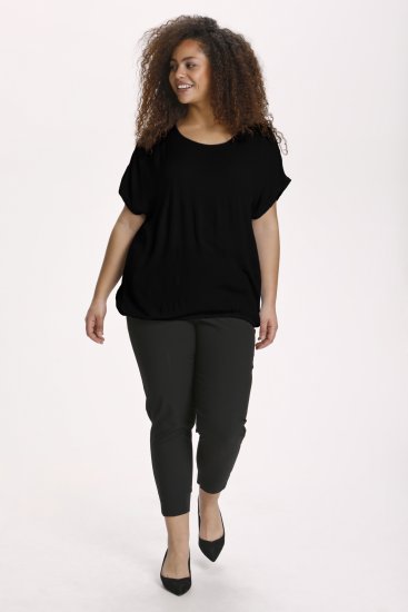 Kaffe Curve Ami Stanley Lyhythihainen Pusero Musta - T-paidat - 