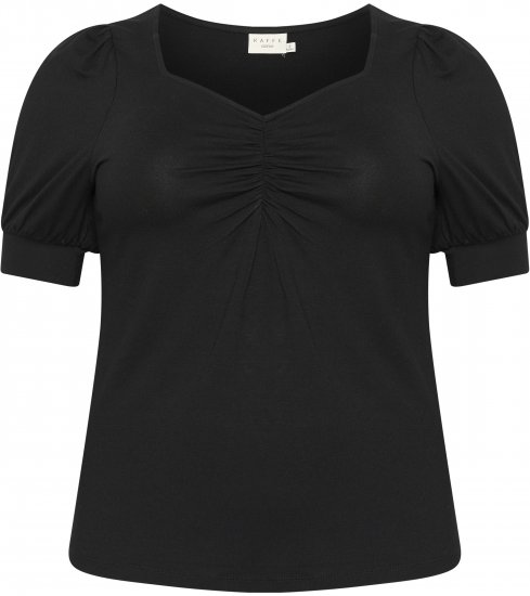 Kaffe Curve Sissy T-paita Musta - T-paidat - 