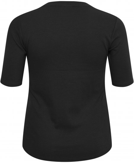 Kaffe Curve Carina T-paita Musta - T-paidat - 