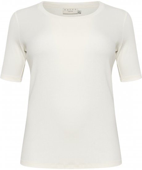 Kaffe Curve Carina T-paita Liituvalkoinen - T-paidat - 
