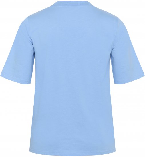 Kaffe Curve Frey T-Shirt Vista Blue - T-paidat - 