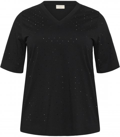 Kaffe Curve Phoelina T-Shirt Black - T-paidat - 