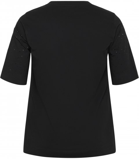 Kaffe Curve Phoelina T-Shirt Black - T-paidat - 