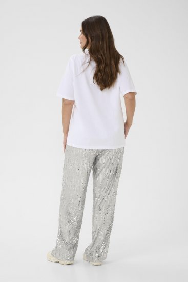 Kaffe Curve Chari T-Shirt Optical White - T-paidat - 