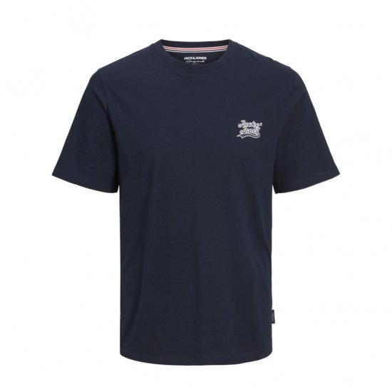 Jack & Jones Trevor T-Shirt Navy - T-paidat - Isot T-paidat 2XL – 14XL