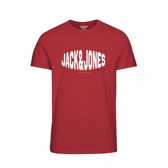 Jack & Jones Marque T-Shirt Red - T-paidat - Isot T-paidat 2XL – 14XL