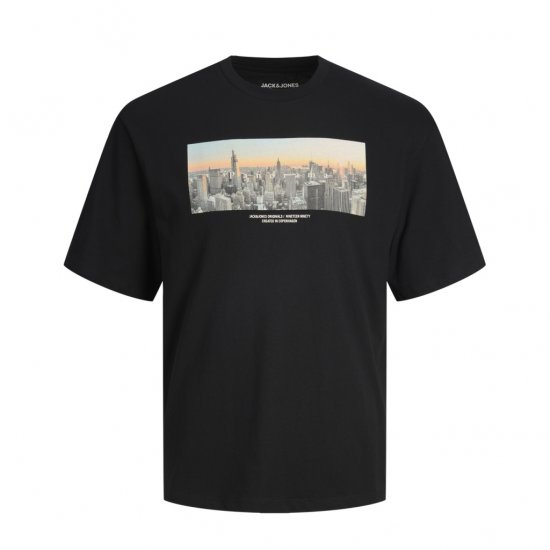 Jack & Jones Copenhagen Photo T-Shirt Black - T-paidat - Isot T-paidat 2XL – 14XL