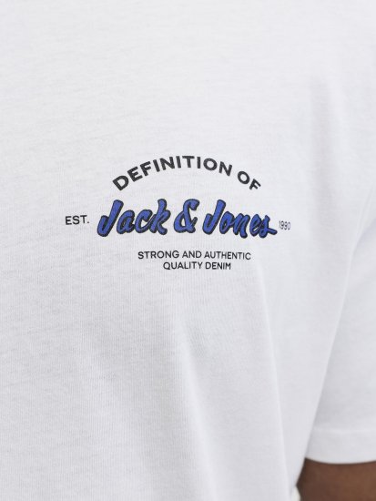 Jack & Jones Brandon T-paita Valkoinen - T-paidat - Isot T-paidat 2XL – 14XL