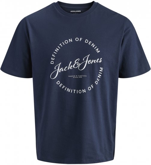 Jack & Jones Grayson T-paita Laivastonsininen - T-paidat - Isot T-paidat 2XL – 14XL