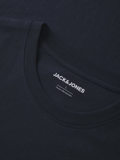 Jack & Jones King Crew Neck T-Shirt Navy - Isojen miesten t-paidat painatuksella - Isojen miesten t-paidat painatuksella
