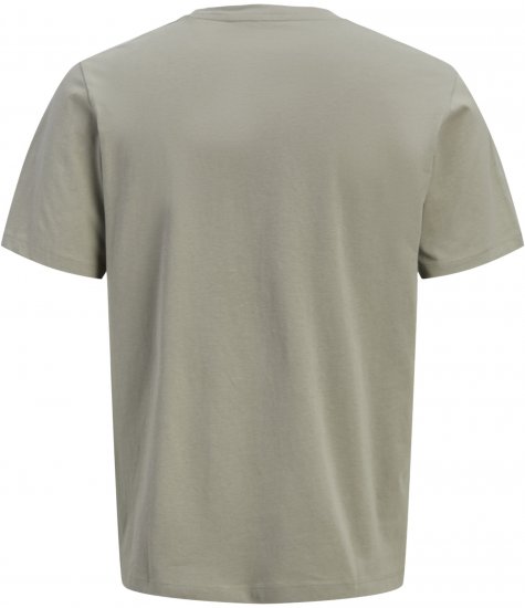 Jack & Jones King Crew Neck T-Shirt Grey - Isojen miesten t-paidat painatuksella - Isojen miesten t-paidat painatuksella
