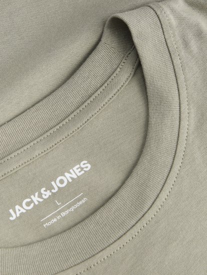 Jack & Jones King Crew Neck T-Shirt Grey - Isojen miesten t-paidat painatuksella - Isojen miesten t-paidat painatuksella