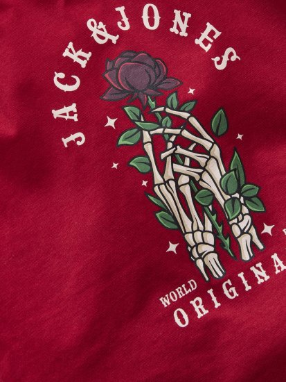 Jack & Jones Catskills T-paita Punainen - T-paidat - Isot T-paidat 2XL – 14XL
