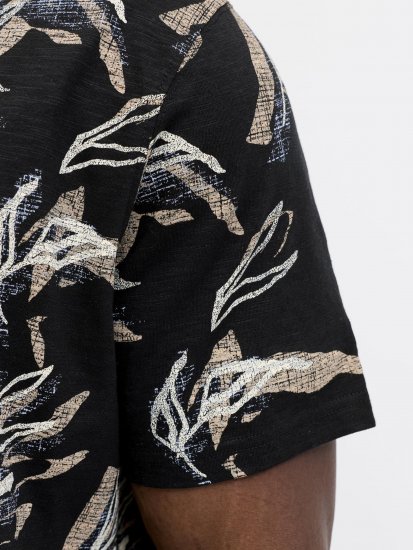 Jack & Jones Montauk T-Shirt Black - T-paidat - Isot T-paidat 2XL – 14XL