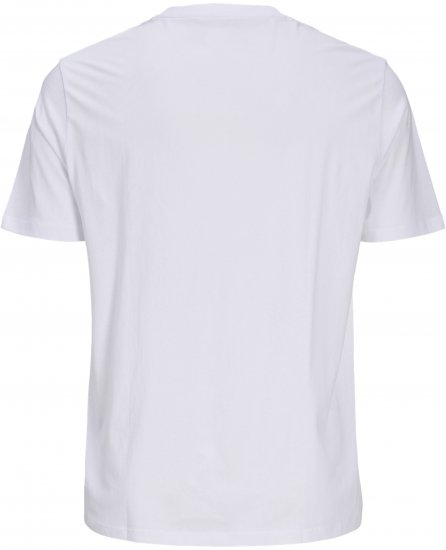 Jack & Jones Blaneo Short Sleeve T-Shirt White - T-paidat - Isot T-paidat 2XL – 14XL