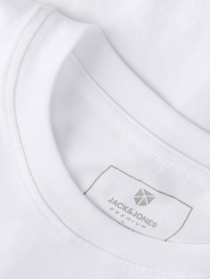 Jack & Jones Blaneo Short Sleeve T-Shirt White - T-paidat - Isot T-paidat 2XL – 14XL