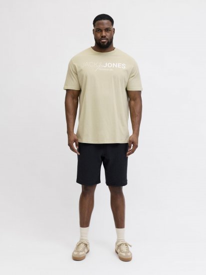 Jack & Jones Blaneo Short Sleeve T-shirt Beige - T-paidat - Isot T-paidat 2XL – 14XL