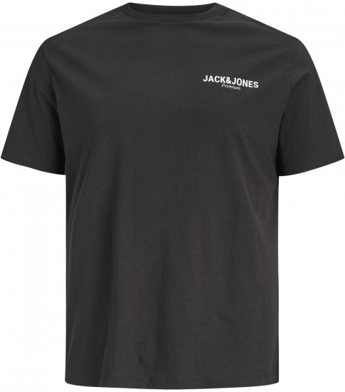 Jack & Jones Oscar T-Shirt Black - Isojen miesten t-paidat painatuksella - Isojen miesten t-paidat painatuksella