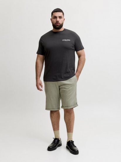 Jack & Jones Oscar T-Shirt Black - Isojen miesten t-paidat painatuksella - Isojen miesten t-paidat painatuksella