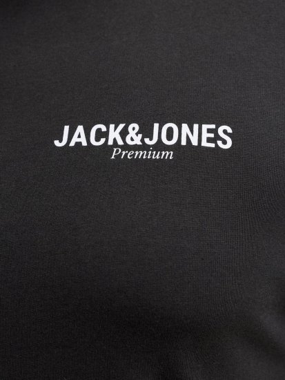 Jack & Jones Oscar T-Shirt Black - Isojen miesten t-paidat painatuksella - Isojen miesten t-paidat painatuksella
