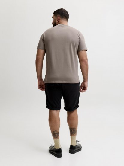 Jack & Jones Oscar T-Shirt Grey - Isojen miesten t-paidat painatuksella - Isojen miesten t-paidat painatuksella