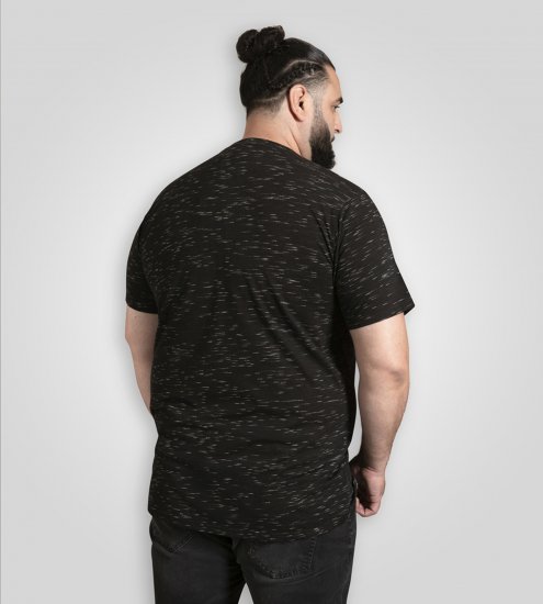 D555 Official Elvis Presley Printed T-Shirt Black - Isojen miesten t-paidat painatuksella - Isojen miesten t-paidat painatuksella