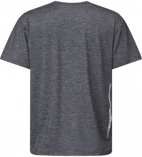 North Latitude 61160 Cool Effect T-Paita Harmaa meleerattu - T-paidat - Isot T-paidat 2XL – 14XL