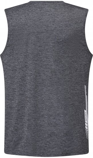 North Latitude 61161 Cool Effect Hihaton Paita Harmaa meleerattu - T-paidat - Isot T-paidat 2XL – 14XL