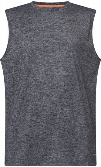 North Latitude 61161 Cool Effect Hihaton Paita Harmaa meleerattu - T-paidat - Isot T-paidat 2XL – 14XL