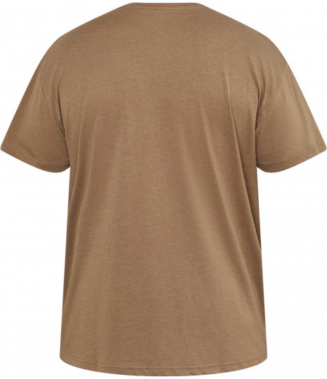 North Latitude 61315 Painettu T-Paita Vaaleanruskea - T-paidat - Isot T-paidat 2XL – 14XL