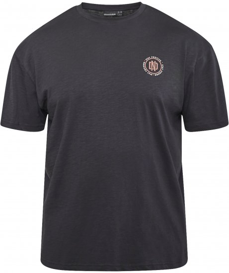 North Latitude 61316 Painettu T-Paita Musta - T-paidat - Isot T-paidat 2XL – 14XL