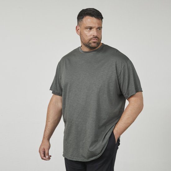 North Latitude 61317 T-Paita Selkäpainatuksella Tumma Pölynvihreä - T-paidat - Isot T-paidat 2XL – 14XL