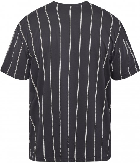 North Latitude 61319 Raidallinen T-Paita Musta - T-paidat - Isot T-paidat 2XL – 14XL