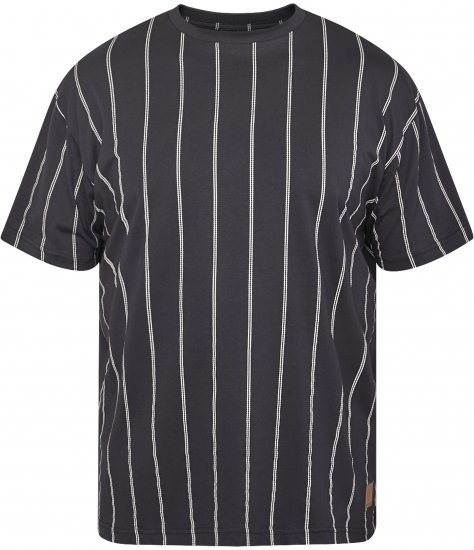 North Latitude 61319 Raidallinen T-Paita Musta - T-paidat - Isot T-paidat 2XL – 14XL