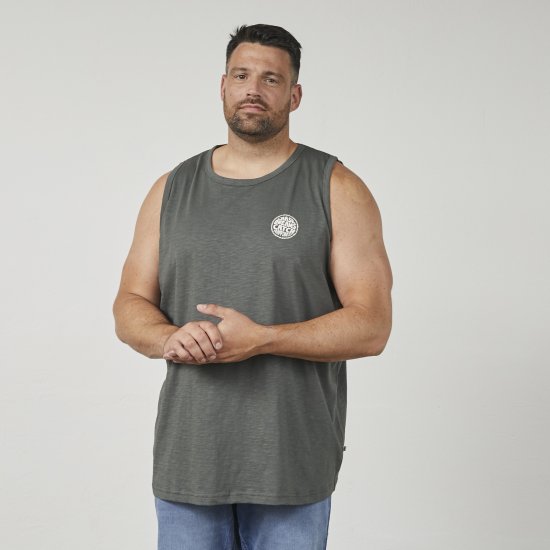 North Latitude 61323 Hihaton Paita Tumma Pölynvihreä - T-paidat - Isot T-paidat 2XL – 14XL