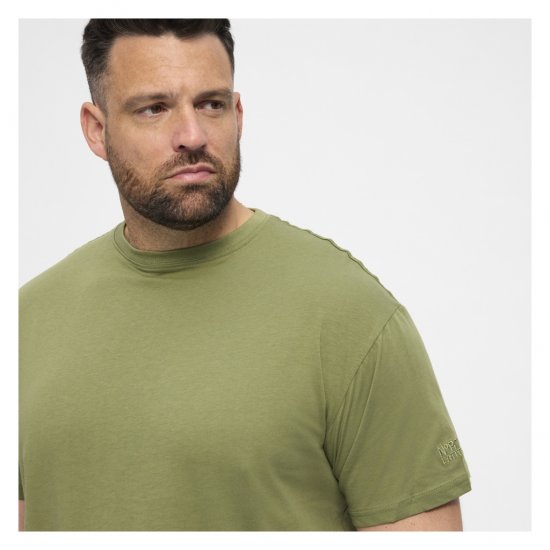 North Latitude T-Shirt O-Neck Olive Green - T-paidat - Isot T-paidat 2XL – 14XL